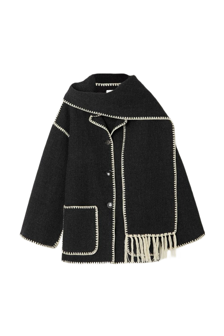 Totême Embroidered Scarf Jacket